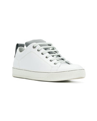 Baskets basses en cuir blanches Lanvin