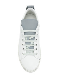 Baskets basses en cuir blanches Lanvin