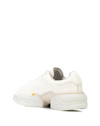 Baskets basses en cuir blanches adidas