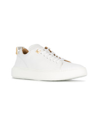 Baskets basses en cuir blanches Buscemi