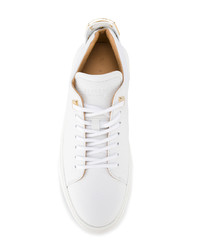 Baskets basses en cuir blanches Buscemi