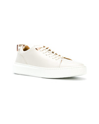 Baskets basses en cuir blanches Buscemi