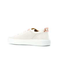 Baskets basses en cuir blanches Buscemi