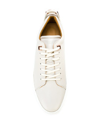 Baskets basses en cuir blanches Buscemi