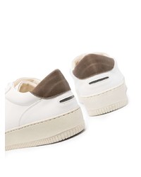 Baskets basses en cuir blanches Tod's