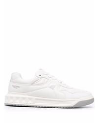 Baskets basses en cuir blanches Valentino Garavani