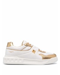 Baskets basses en cuir blanches Valentino Garavani