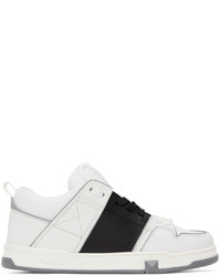 Baskets basses en cuir blanches Valentino Garavani