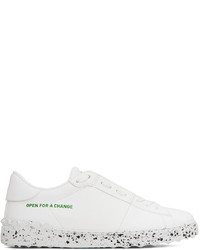 Baskets basses en cuir blanches Valentino Garavani