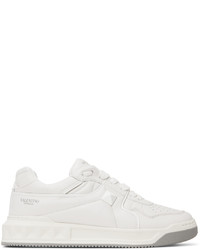 Baskets basses en cuir blanches Valentino Garavani