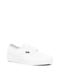 Baskets basses en cuir blanches Vans