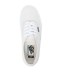 Baskets basses en cuir blanches Vans