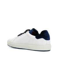 Baskets basses en cuir blanches Philipp Plein