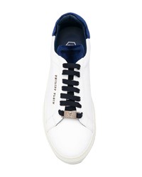 Baskets basses en cuir blanches Philipp Plein