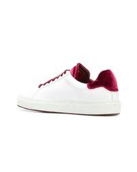 Baskets basses en cuir blanches Philipp Plein