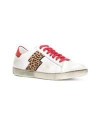 Baskets basses en cuir blanches Amiri