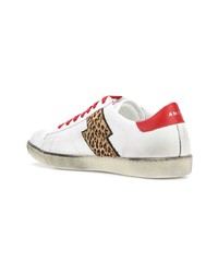 Baskets basses en cuir blanches Amiri