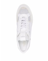 Baskets basses en cuir blanches Valentino Garavani