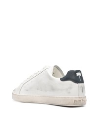 Baskets basses en cuir blanches Palm Angels