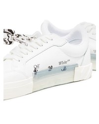 Baskets basses en cuir blanches Off-White