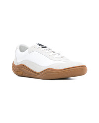 Baskets basses en cuir blanches Lanvin