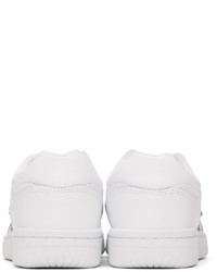 Baskets basses en cuir blanches New Balance