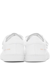 Baskets basses en cuir blanches Common Projects