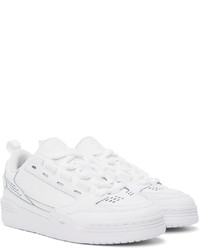 Baskets basses en cuir blanches adidas Originals