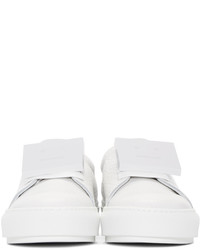 Baskets basses en cuir blanches Acne Studios