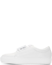 Baskets basses en cuir blanches Acne Studios