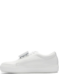 Baskets basses en cuir blanches Acne Studios