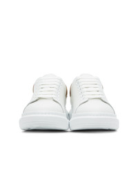 Baskets basses en cuir blanches Alexander McQueen