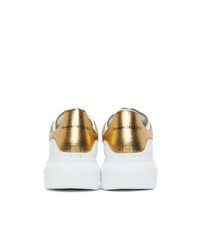 Baskets basses en cuir blanches Alexander McQueen