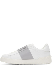 Baskets basses en cuir blanches Valentino