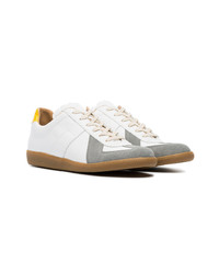 Baskets basses en cuir blanches Maison Margiela