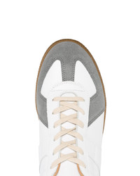 Baskets basses en cuir blanches Maison Margiela