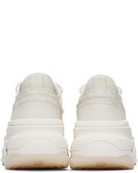 Baskets basses en cuir blanches Balmain