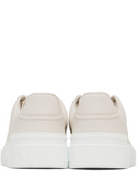 Baskets basses en cuir blanches Balmain