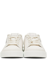 Baskets basses en cuir blanches Balmain