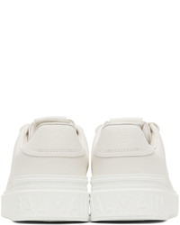 Baskets basses en cuir blanches Balmain