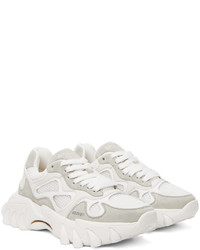 Baskets basses en cuir blanches Balmain