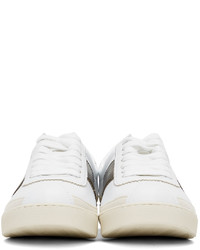 Baskets basses en cuir blanches Tom Ford