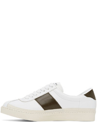 Baskets basses en cuir blanches Tom Ford