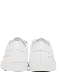 Baskets basses en cuir blanches Common Projects