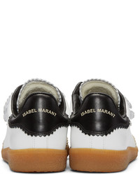 Baskets basses en cuir blanches Isabel Marant