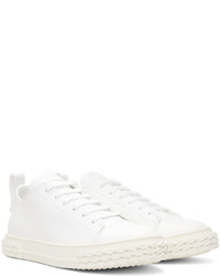 Baskets basses en cuir blanches Giuseppe Zanotti