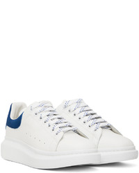 Baskets basses en cuir blanches Alexander McQueen