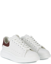 Baskets basses en cuir blanches Alexander McQueen