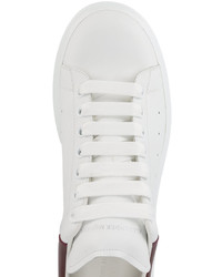 Baskets basses en cuir blanches Alexander McQueen