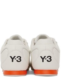 Baskets basses en cuir blanches Y-3